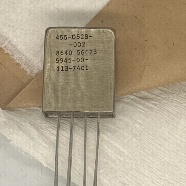 MICROSEMI CORP PN BR7S528 RELAY,ELEC. BOEING 455-0528-002 NSN 5945-00-113-7401 - Image 3 of 4