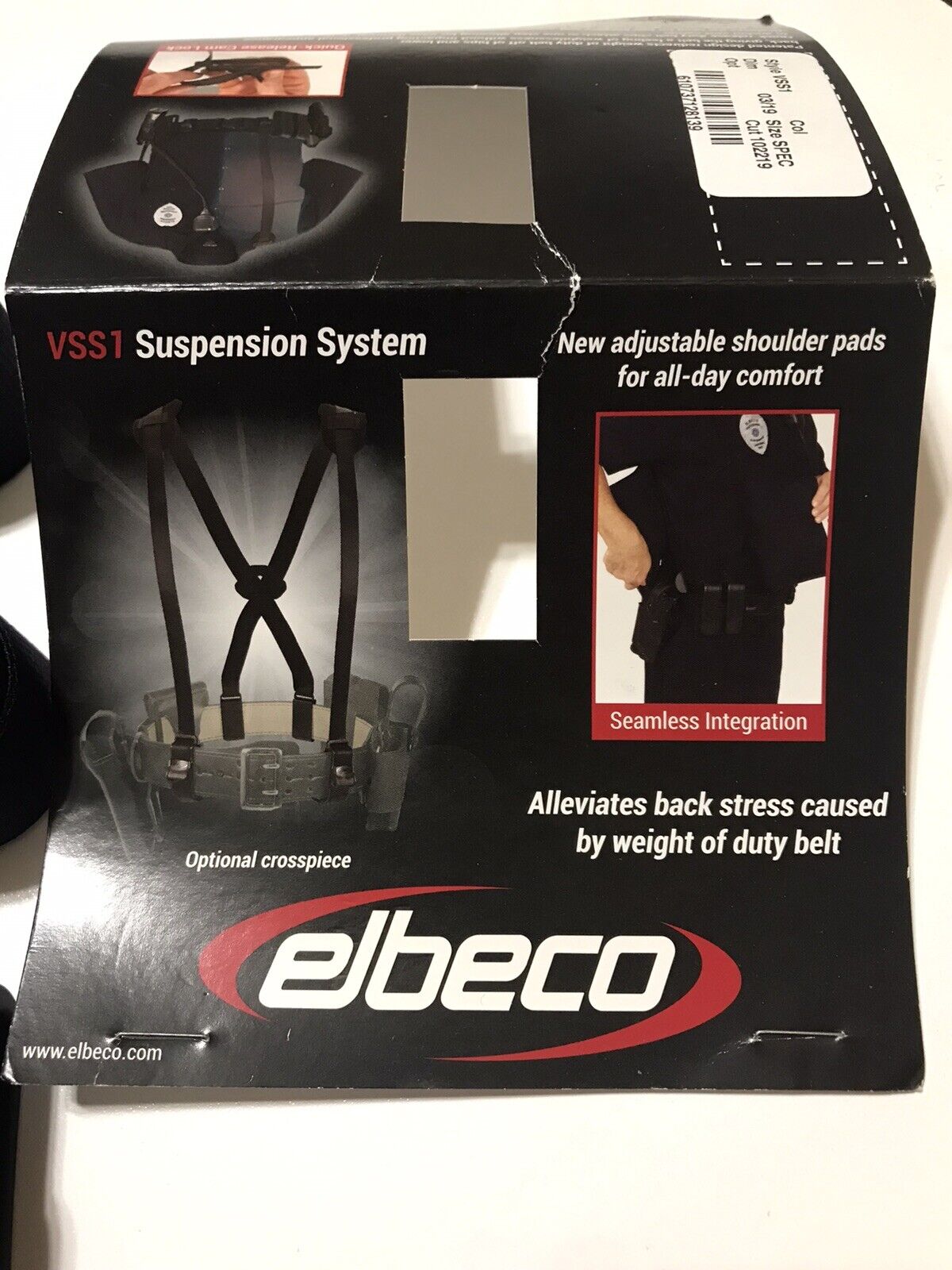 Elbeco Free shipping anywhere in the nation VSS1 gift suport system