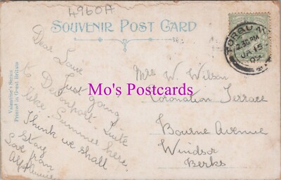 Genealogie Postkarte - Wilson, Krönungsterrasse, Bourne Avenue, Windsor, Berks 4960A