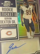 #171 2023 Panini Contenders Optic Rookie Auto Silver Gervon Dexter Sr.