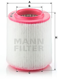 Mann-Filter C 1652/2 air filter for Audi