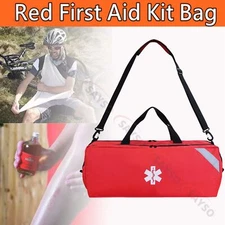 Red First Aid Kit for Home, Car, Travel, Camping, Truck, Hiking, Sports, Office
