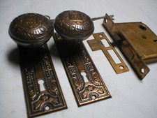 Antique Victorian Era Door Hardware