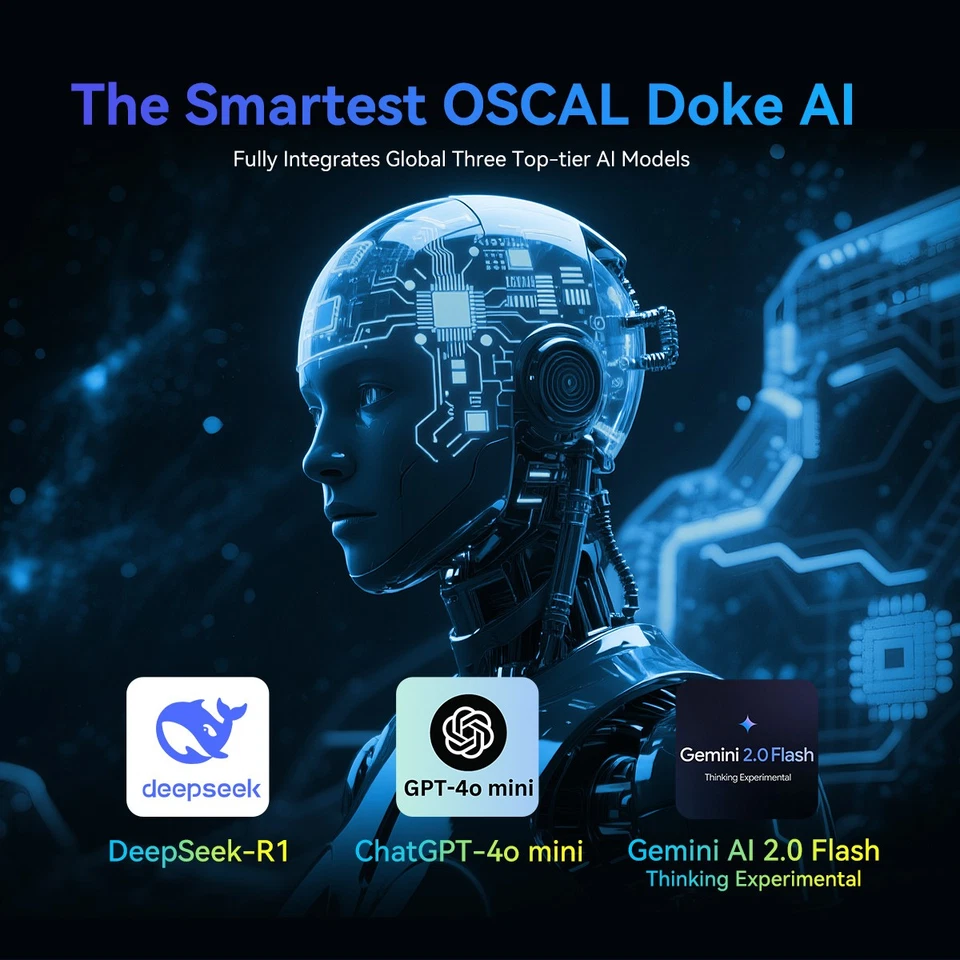 Blackview OSCAL PILOT 3 AI 5G Rugged Smartphone 36GB+256GB Android 15 NFC 120Hz - Image 3 of 4