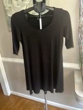 Eileen Fisher Little Black Casual Dress Size XS 