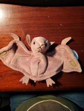Ty Beanie Babies -Batty Brown Bat 1996  PVC **RARE, ERRORS** (Retired)