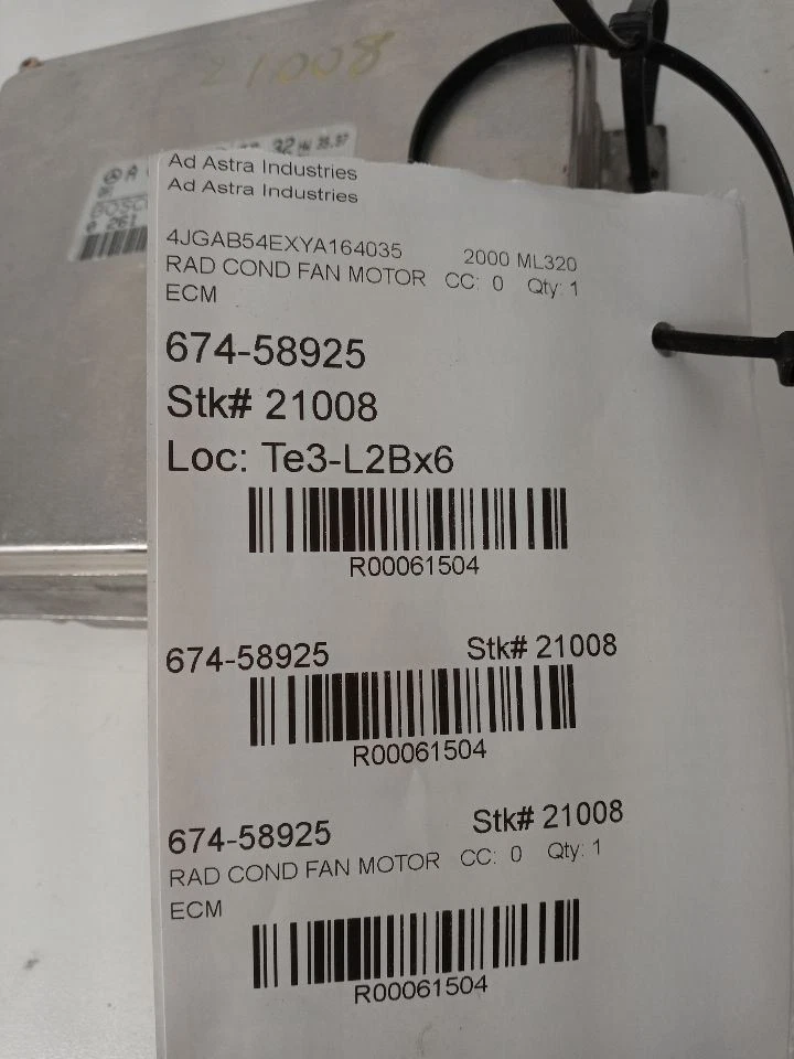 2000 Mercedes ML320 W163 Engine Control Unit ECU OEM A0265456632 - Image 3 of 3