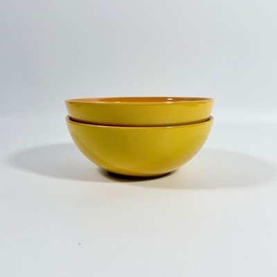 Le Creuset Nectar Bowl 16cm  Set of 2 Stoneware Cereal Soup Bowls New