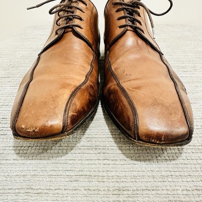 Magnanni Men Dress Shoes Size US 10,5 M Cognac Brown Oxford Leather‎ Magnanni Men Dress Shoes Size US 10 M Cognac Brown Oxford  main image 2