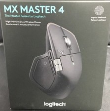 Logitech MX Master 4 Wireless Ergonomic Mouse, Bluetooth, Windows/MacOS