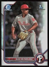 2022 Bowman Draft #BDC-117 Alex McFarlane Chrome Refractor