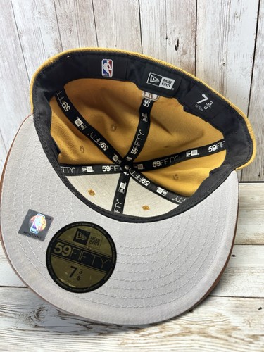 Cappello Berretto Uomo New Era NBA 9Fifty Golden State Warriors 7 3/8 Marrone - Foto 8 di 9