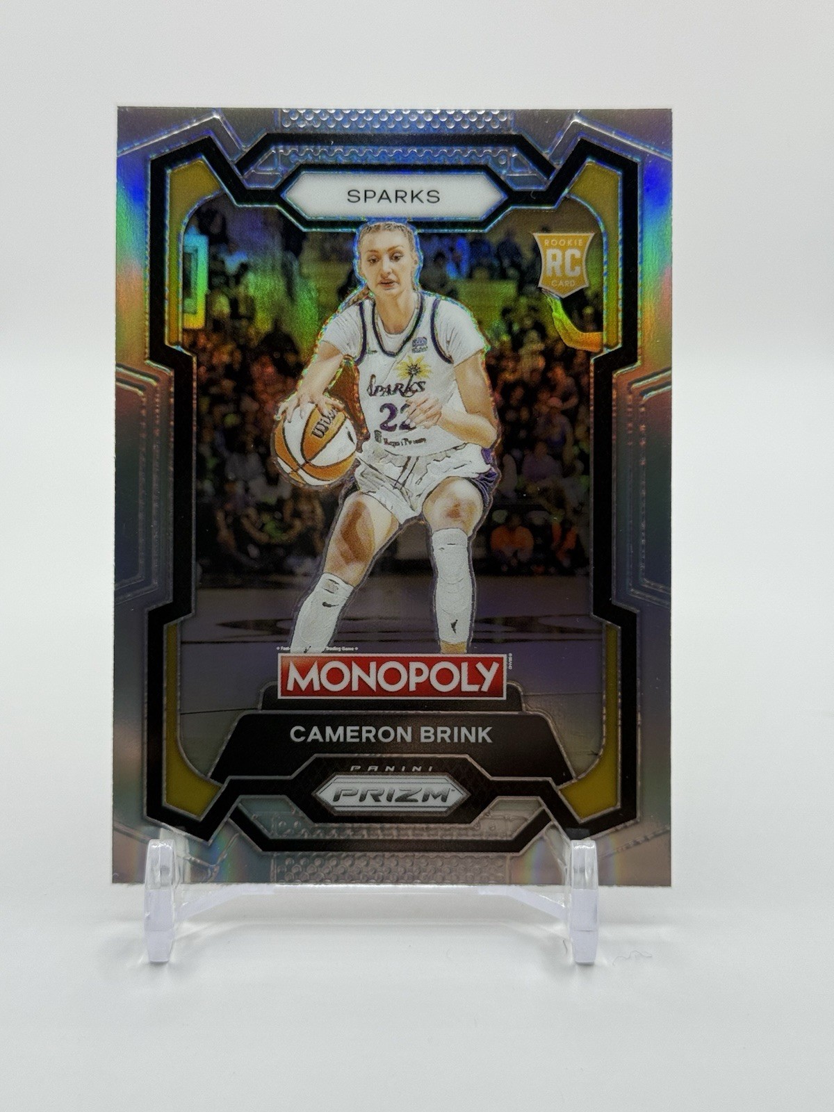 Cameron Brink Rookie Silver Prizm 2024 Panini Prizm Monopoly WNBA #39 Sparks