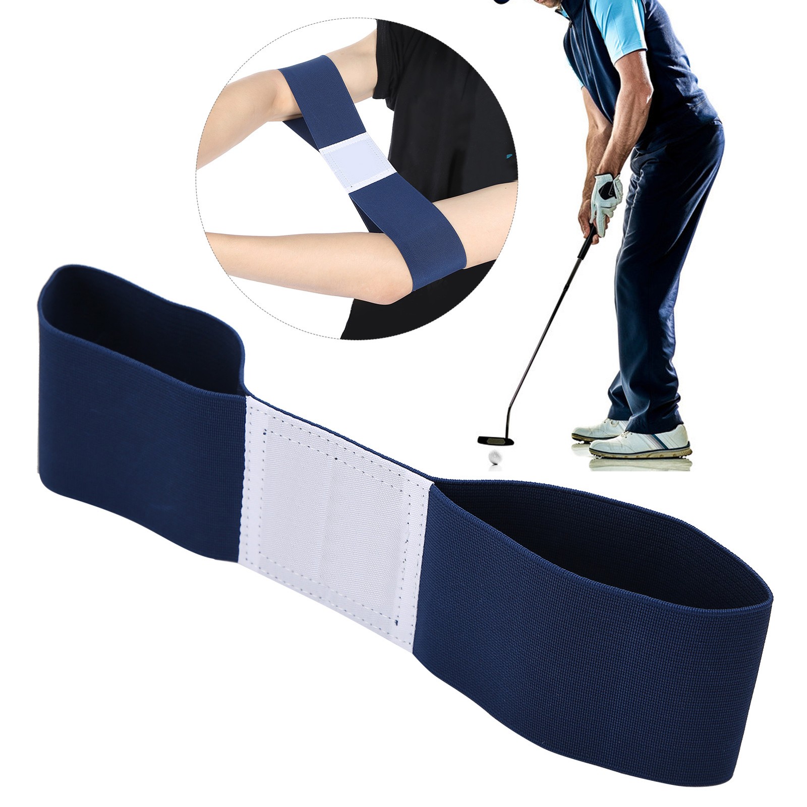 Golf Swing Training Arm Band Trainer Posture Correction Belt Practice Band S SG5