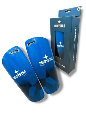 Derbystar Schienbeinschützer Flash / Blau/ Größe : L / H2a8k4