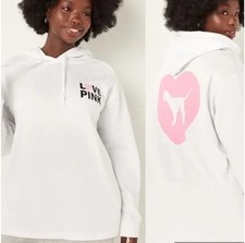 Love Pink Victoria Secret Sweatshirt White Size Small