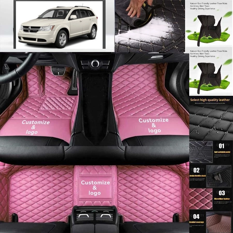 For Dodge Journey Car Floor Mats Carpets Cargo Liners Custom All Weather Foto 2 de 4