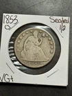 1853 O Seated Liberty Silver Half Dollar VG Very Good U.S. 50c Type Coin (18326)