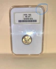 1935 Mercury Dime PCGS MS 67 coin Toned box edge cracked