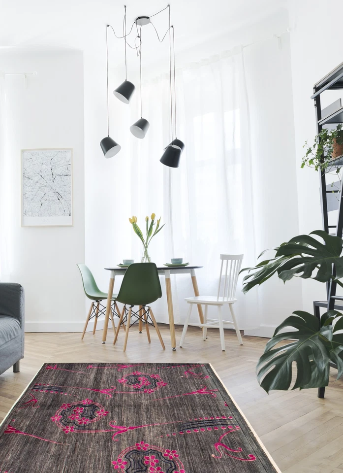 Traditional Hand-knotted Oriental Carpet 6'0" x 6'0" Area Rug - Image 2 of 4