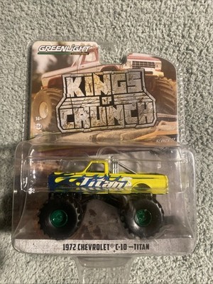 Greenlight Green Machine 1972 Chevy C-10 Titan Kings of Crunch Chase.