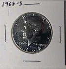 **1968 S 50C Kennedy Half Dollar Proof 40% Silver.  Ships Free