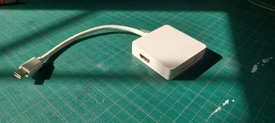 3 in 1 Mini Displayport to DVI HDMI DP Adapter Cable For MAC