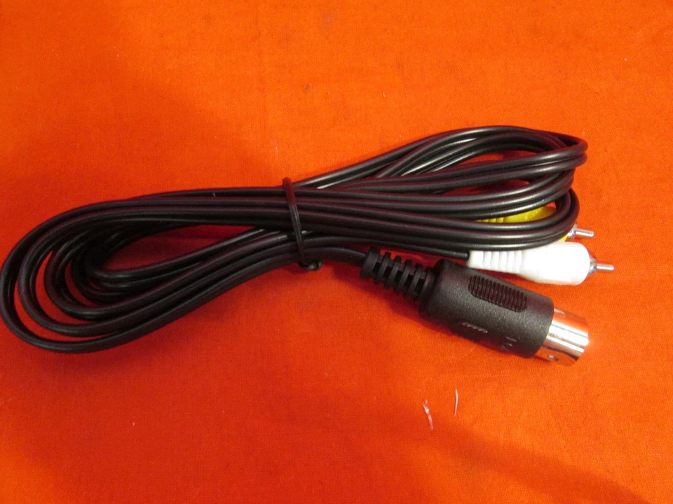 Standard AV RCA Cable A/v Vintage For Sega Genesis 1 - Image 2 of 2