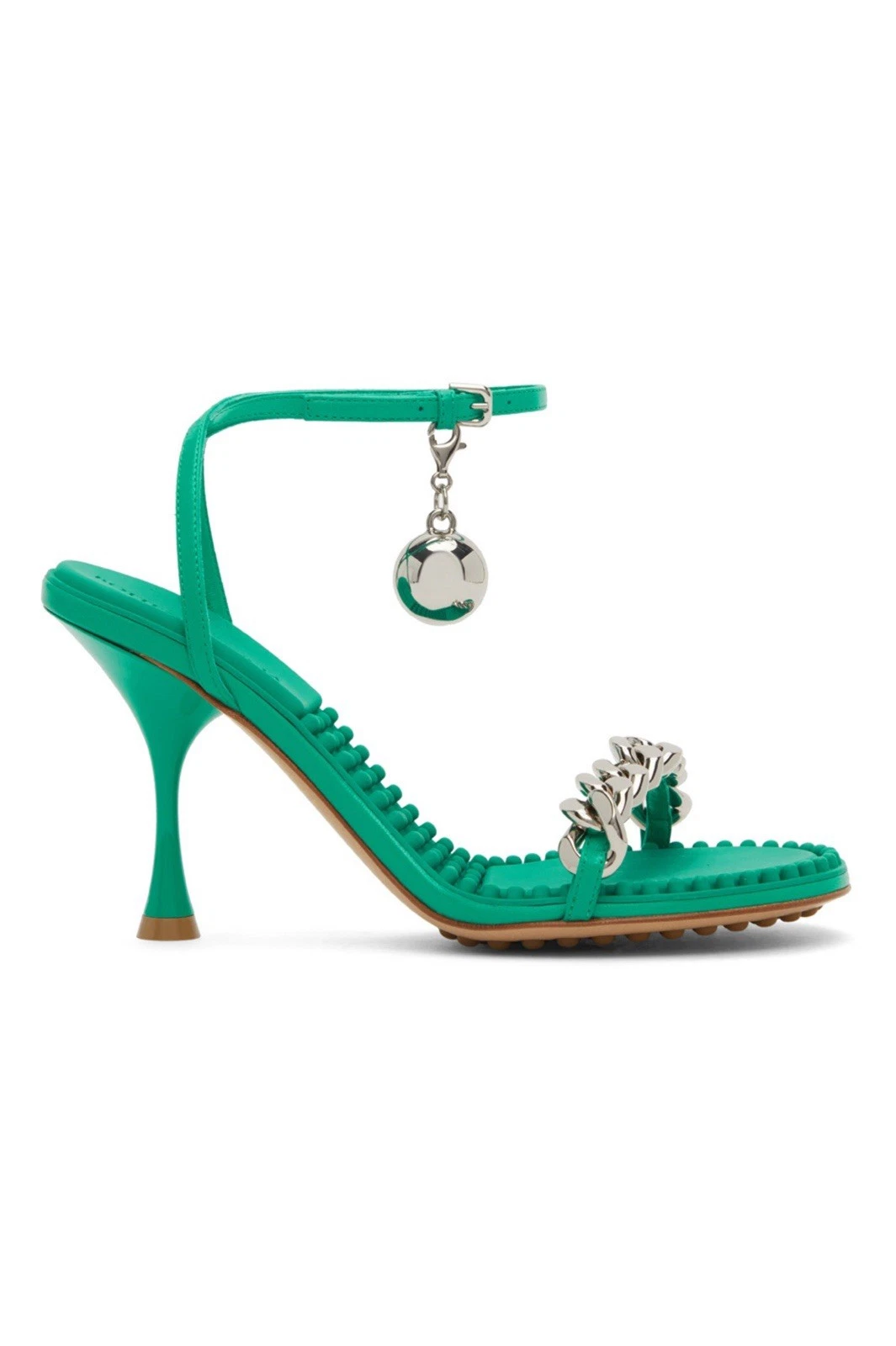 Bottega Veneta — $1.8K NIB Bottega Veneta Green Dot Heels Sandals 40/10
