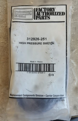 #ad Carrier 312926 251 Pressure Switch HVAC AC High Pressure Safety Cutoff 610 420 $36.99