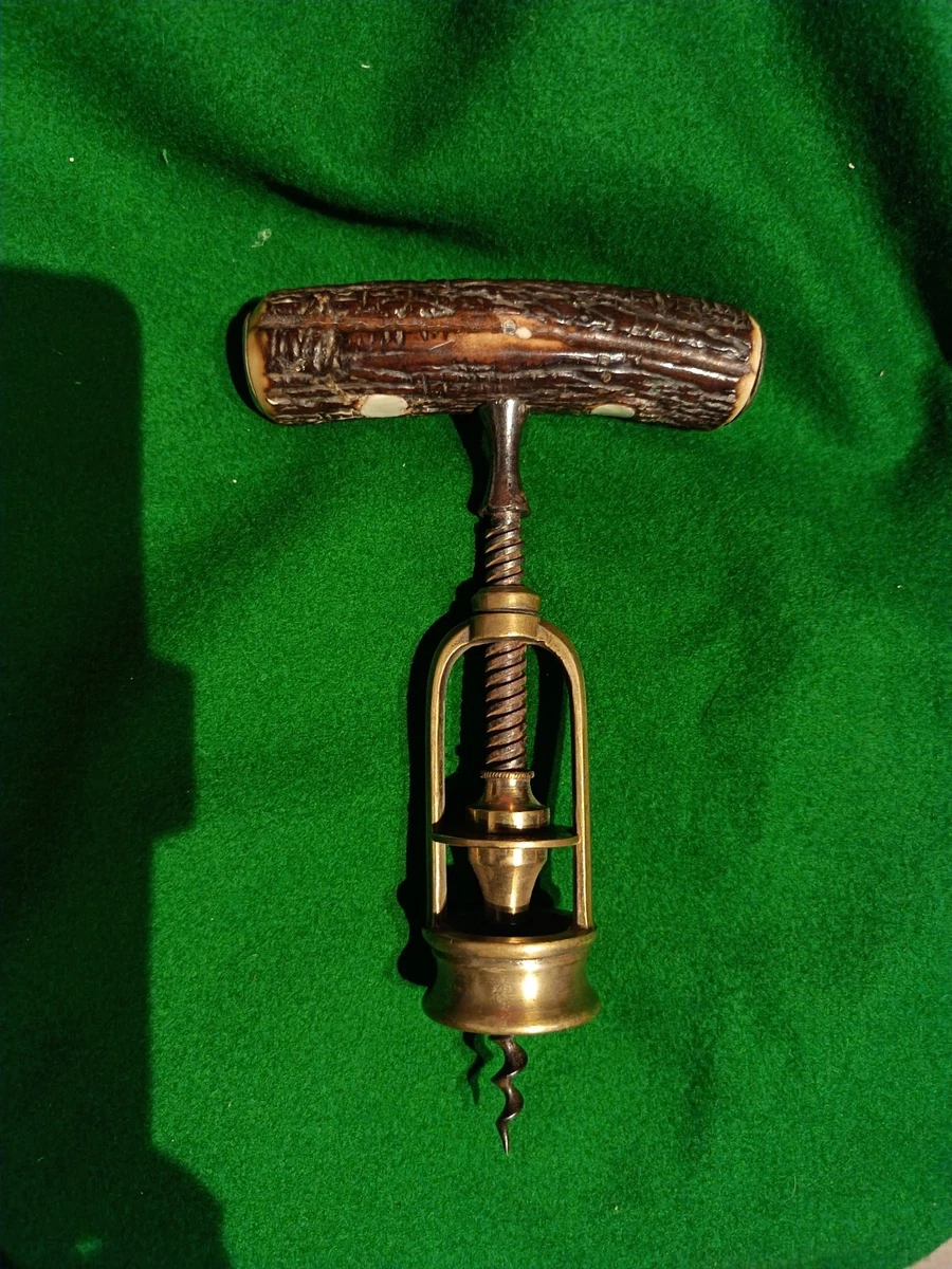 RARE ANCIEN TIRE bouchon à cage avec système.Antique Corkscrew. EUR 19,99 - FR