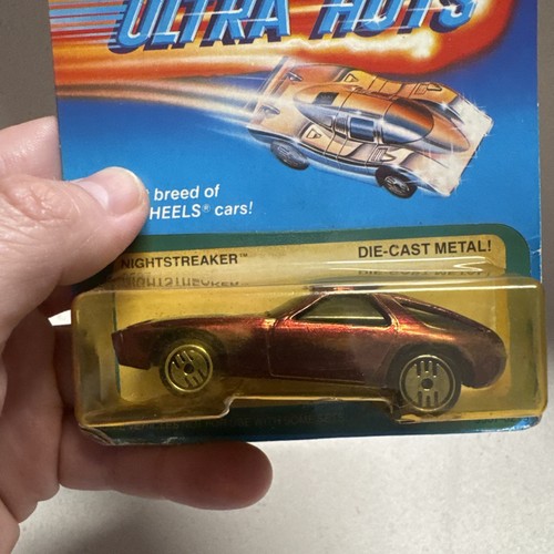1983 Hot Wheels Ultra Hots Nightstreaker Predator #9537 Purple Crack On Bubble - Bild 5 von 12