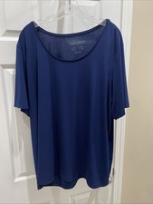 Susan Graver Essentials Gorgeous blue Women’s Tunic Top Blouse Size 2XL