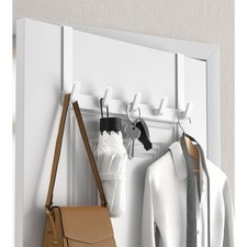 Over The Door Hooks Hanger, Heavy Duty Rack for Winter Coat, Fits 1 3/4" Doors