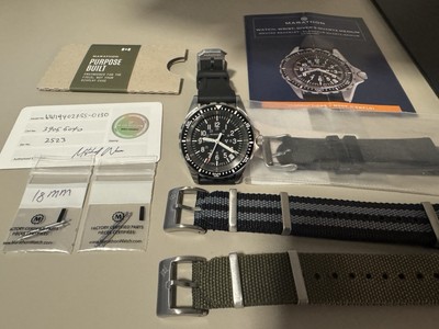 MARATHON 36mm Medium Diver's Quartz (MSAR Quartz) Plus Extras