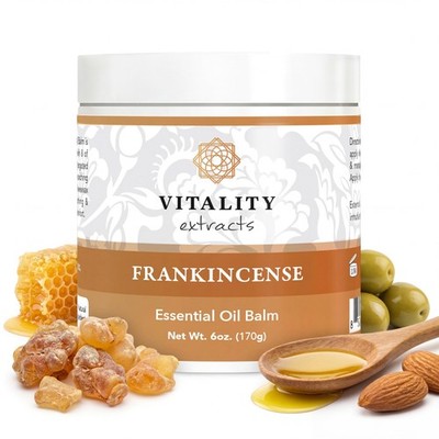 Extracts Frankincense Balm - 6oz, Boswellia Serrata, Beeswax, Olive Oil, Mois...