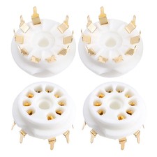 4pcs Practical Vacuum Tube Socket 9 Pin PCB Tube Socket Electronic