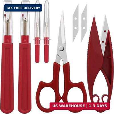 Sewing Seam Ripper Tool,Stitch Remover and Thread Cutter with 2Big+2Small Seam R