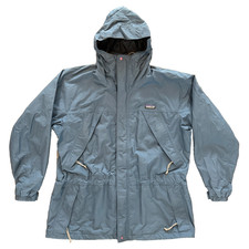 Vintage Y2K Patagonia Storm Jacket Rain Blue Moutain Parka Men's sz. Large