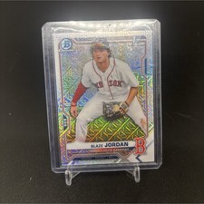 Topps 2021 Bowman Chrome Prospects Blaze Jordan #BCP-71 Mojo Refractor Rookie R…