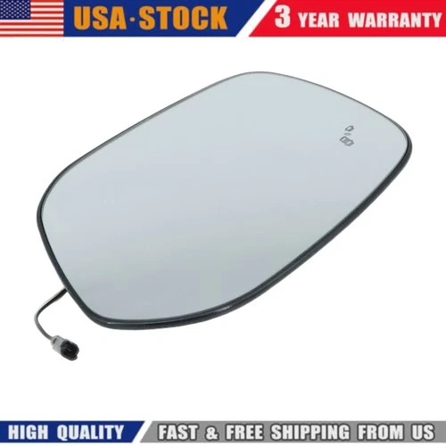 Driver Side Mirror Glass for Honda Civic 22-24 Heated with Blind Spot