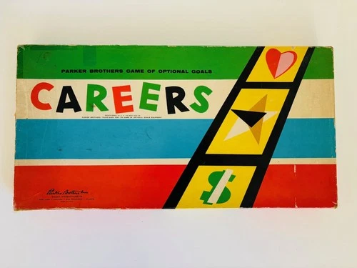 Vintage Parker Brothers 1955 Careers Board Game - FIRST EDITION!