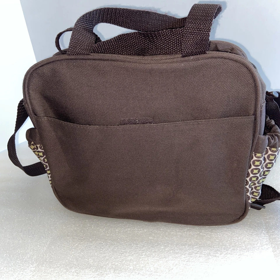 Bolsa de fraldas Winnie The Pooh and Friends Disney bebê tamanho pequeno fecho com zíper marrom - Imagem 4 de 4