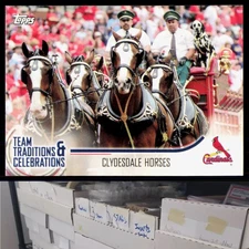 2018 Topps Opening Day #TTC-CH Clydesdale Team Traditions & Celebrations - JL