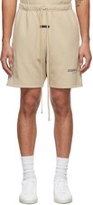 UNDER RETAIL 100 AUTHENTIC FEAR OF GOD ESSENTIALS SHORTS LINEN TAN SIZE XL