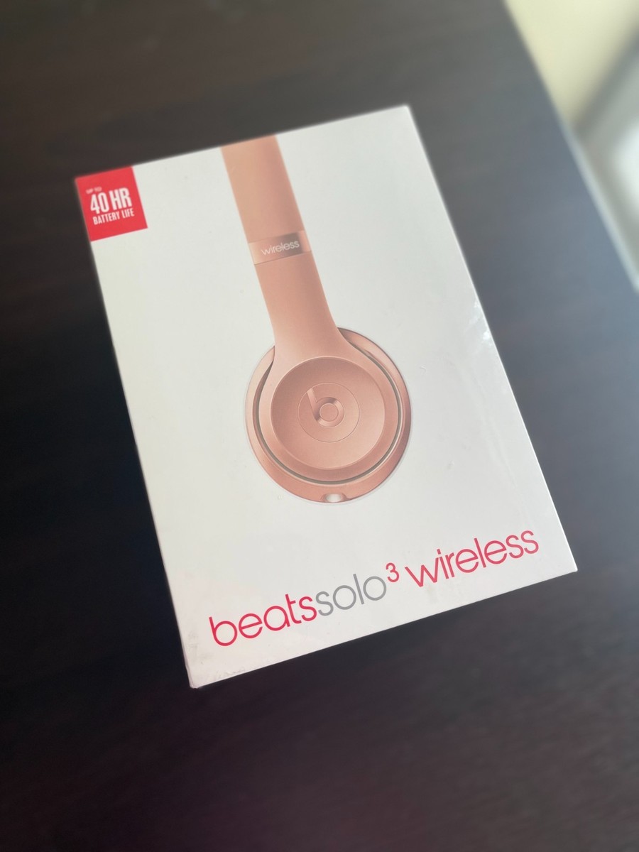Beats Solo3 Wireless ローズゴールド 未使用 Beats Solo3 Wireless/A1796/ヘッドホン/ローズゴールド : 中古
