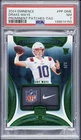 2024 Panini Eminence Drake Maye Prominent Patches Laundry Tags /3 PSA 7 ROOKIE