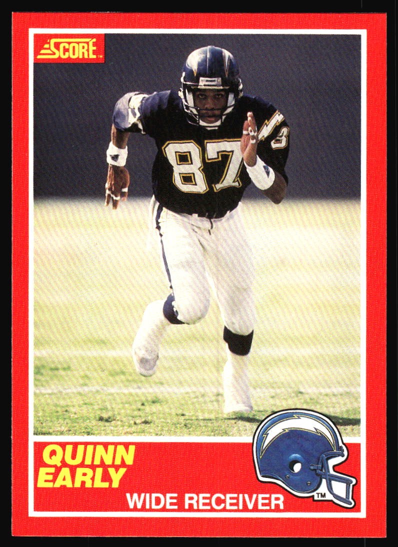 1989 Score Quinn Early Rookie #191 San Diego Chargers