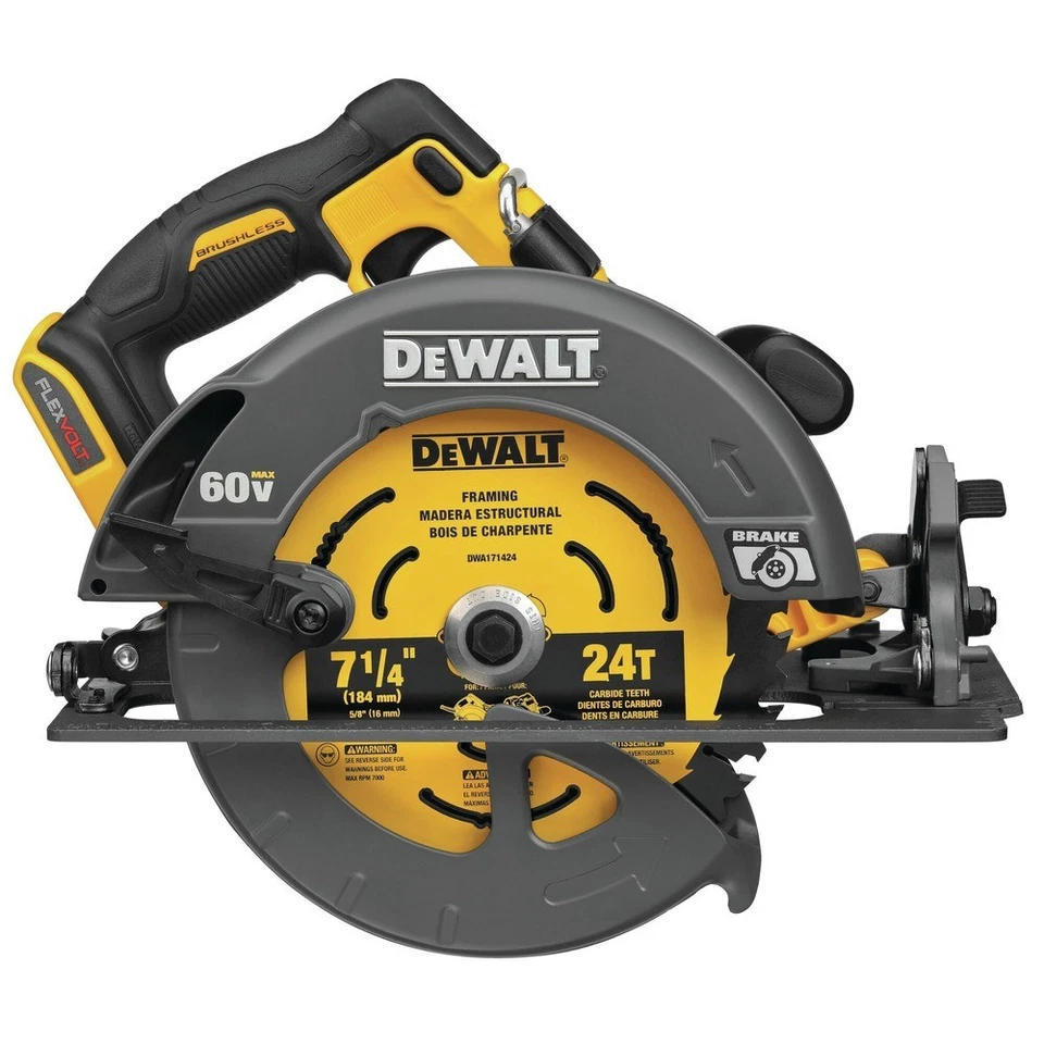 DEWALT DCS578BR 60V MAX FLEXVOLT 7-1/4" Cordless Circ Saw Certified Refurbished - Image 2 of 4