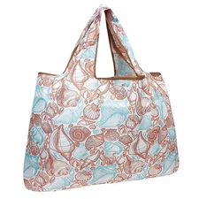 Large Reusable Nylon Tote Bag Eco Friendly Foldable Bag for Groceries 44 lbs